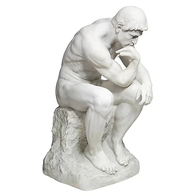 Design Toscano® 25" Rodin's Thinker Garden Estate Statue