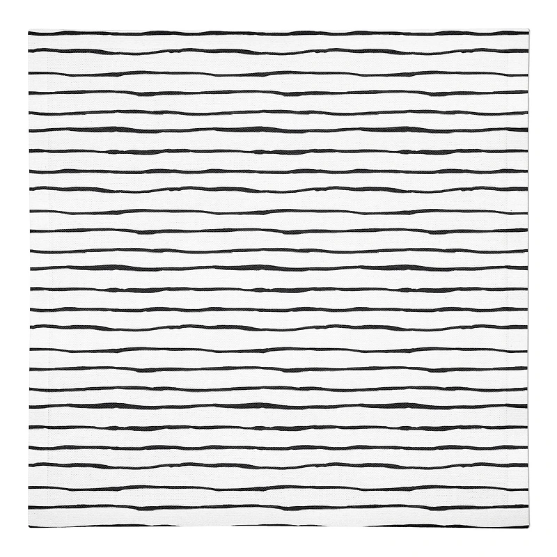 Painted Stripes 10" x 10" Cotton Twill Napkin