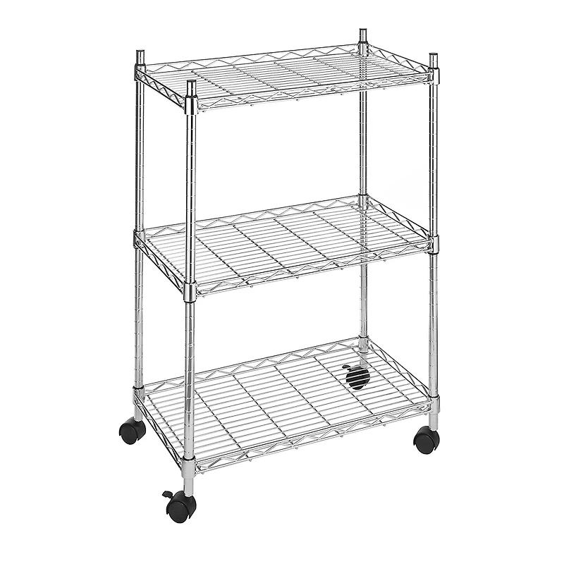 Whitmor Supreme Silver 3 Tier Cart