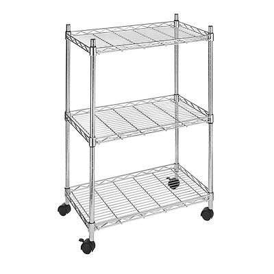 Whitmor Supreme Silver 3 Tier Cart