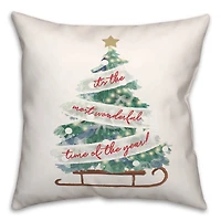 Most Wonderful Tree 18x18 Throw Pillow