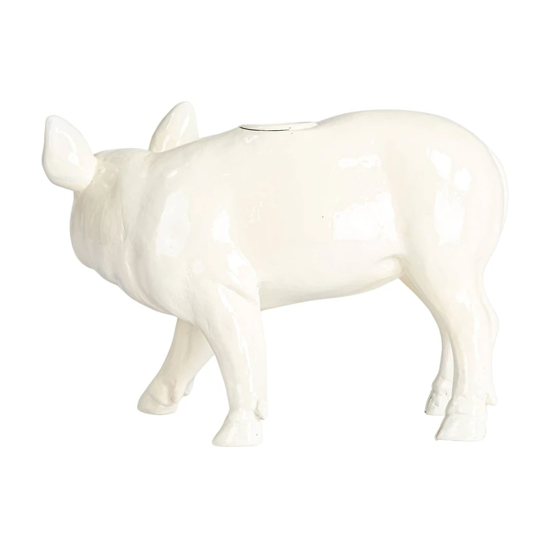 Hello Honey® 7.25" Wide Country Charm Pig Taper Candle Holder