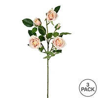 Pink Rose Spray, 3ct.