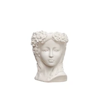7.5" Head Bust Ceramic Planter by Ashland® 