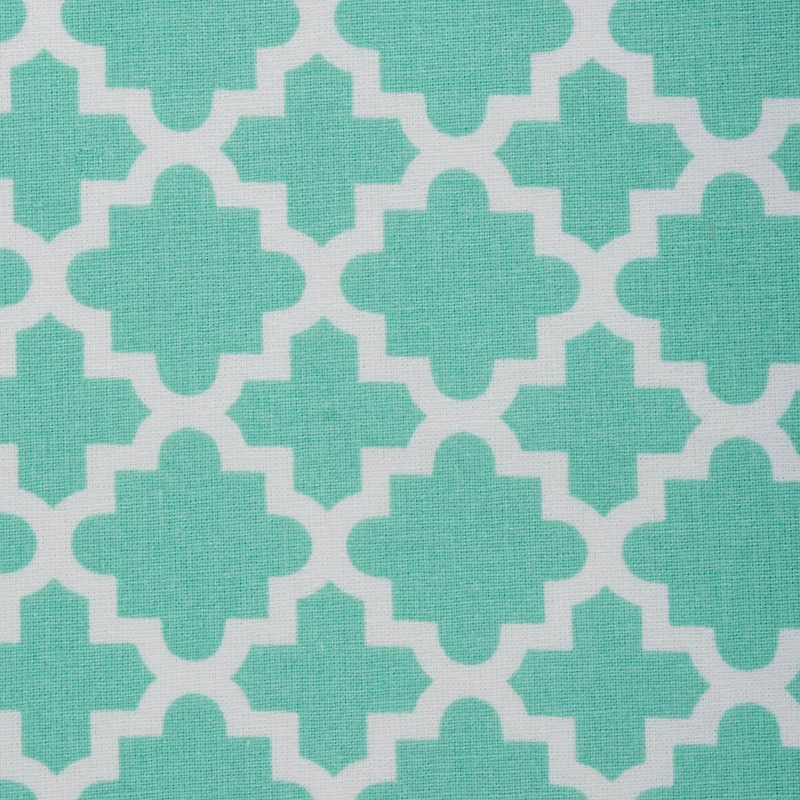 Aqua Lattice Tablecloth 60" x 104"