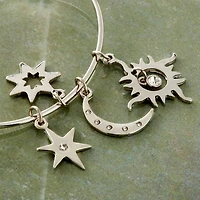 Sun, Moon & Star Charm Set by Bead Landing™