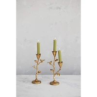 Hello Honey® Gold 10.5" Single Taper Metal Candelabra