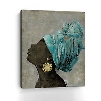 Profile Of A Woman II Canvas Giclee