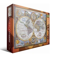 Antique World Map 1000 Piece Jigsaw Puzzle