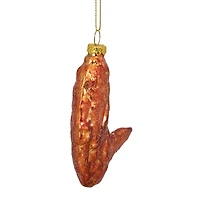 4.5" Glitter Glass Buffalo Chicken Wing Ornament