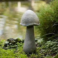17" Faux Stone Mushroom Garden Accents. 2ct.