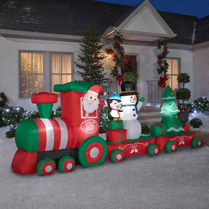 16ft. Inflatable Holiday Train