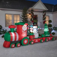 16ft. Inflatable Holiday Train