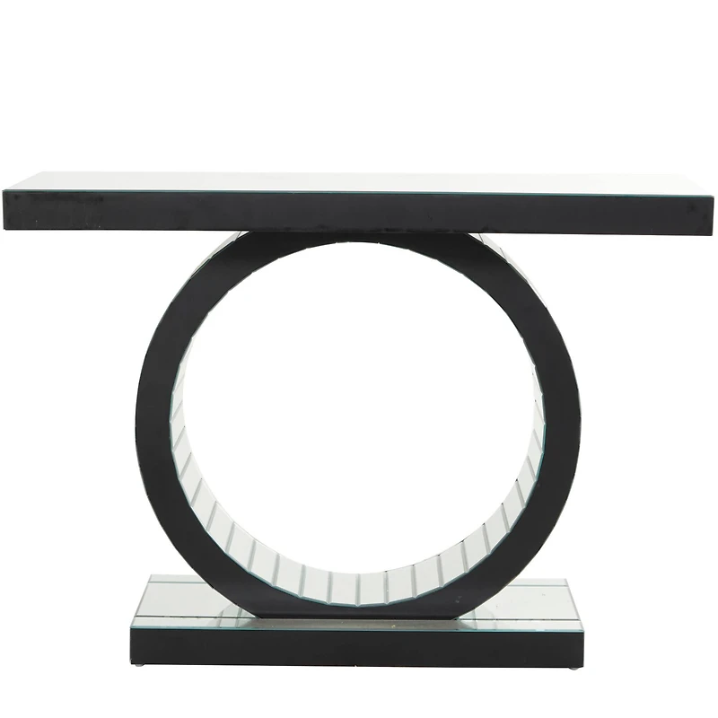 Silver Wood Mirrored Console Table 47" x 16" x 33"