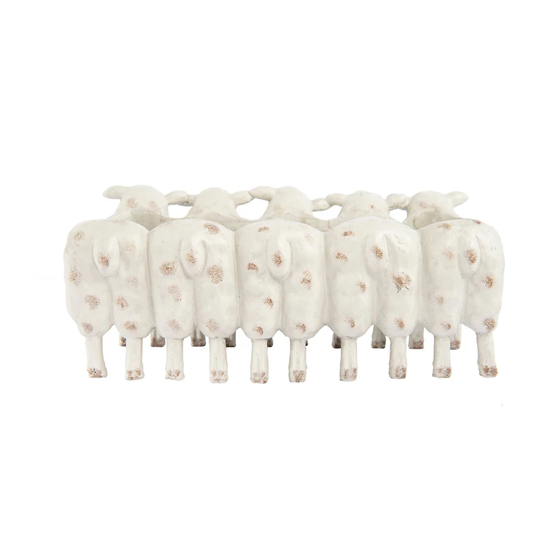 Hello Honey® White 13" Sheep Planter