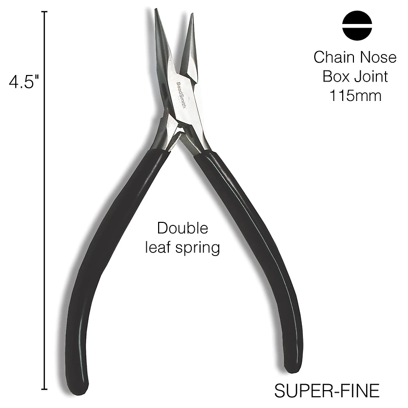 The Beadsmith® 4.5" Chain Nose Pliers