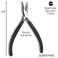 The Beadsmith® 4.5" Chain Nose Pliers