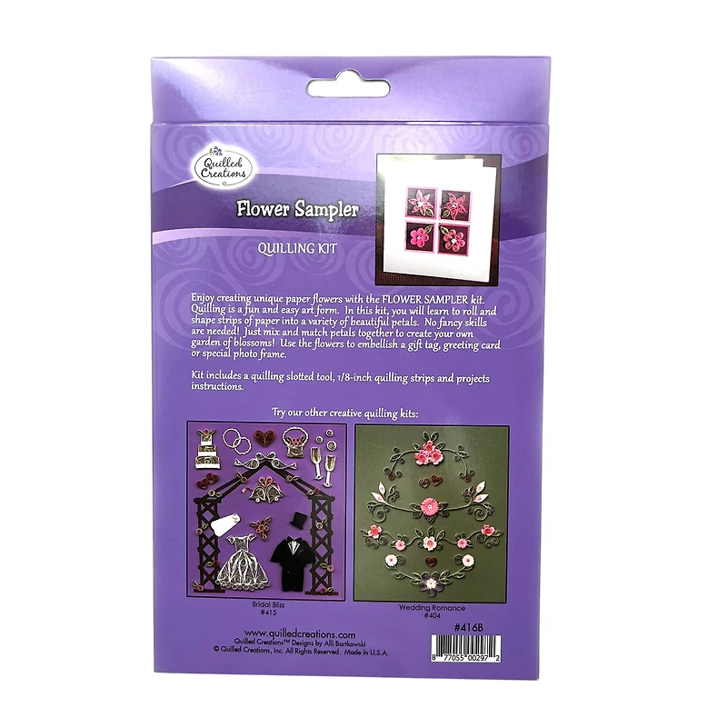 Quilled Creations™ Flower Sampler Quilling Kit