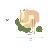 WallPops Very Gay Paint Soft Amoeba Modular Mural Peel & Stick Wall Decals