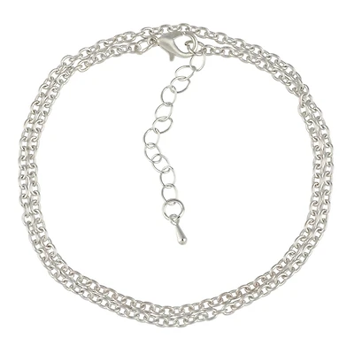 Rhodium Necklace by Creatology™, 2ct.