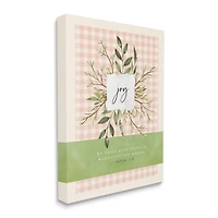 Stupell Industries Truly Glad There's Joy Ahead Proverb Peter 1:6 Canvas Wall Art