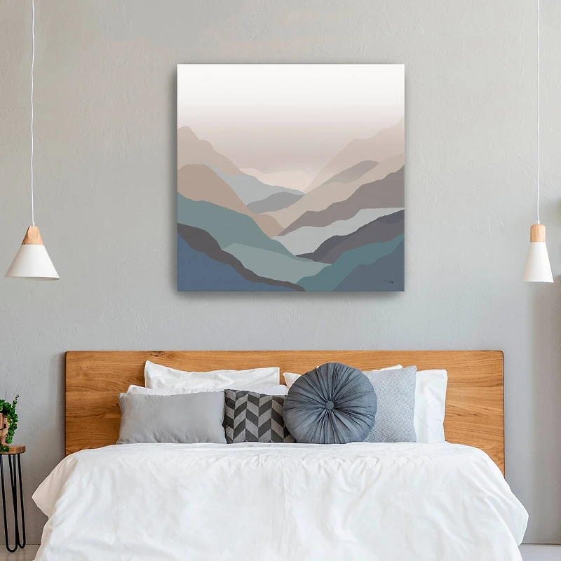 Mountain Valley Canvas Giclee
