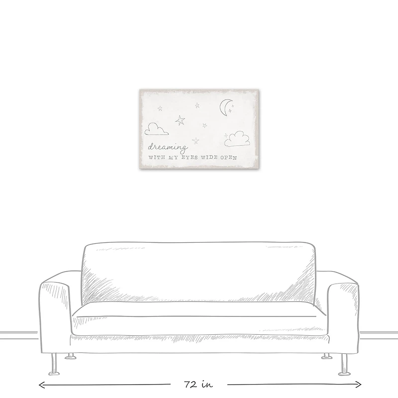 Dreaming with my Eyes Wide Open 20" x 30" Canvas Wall Art