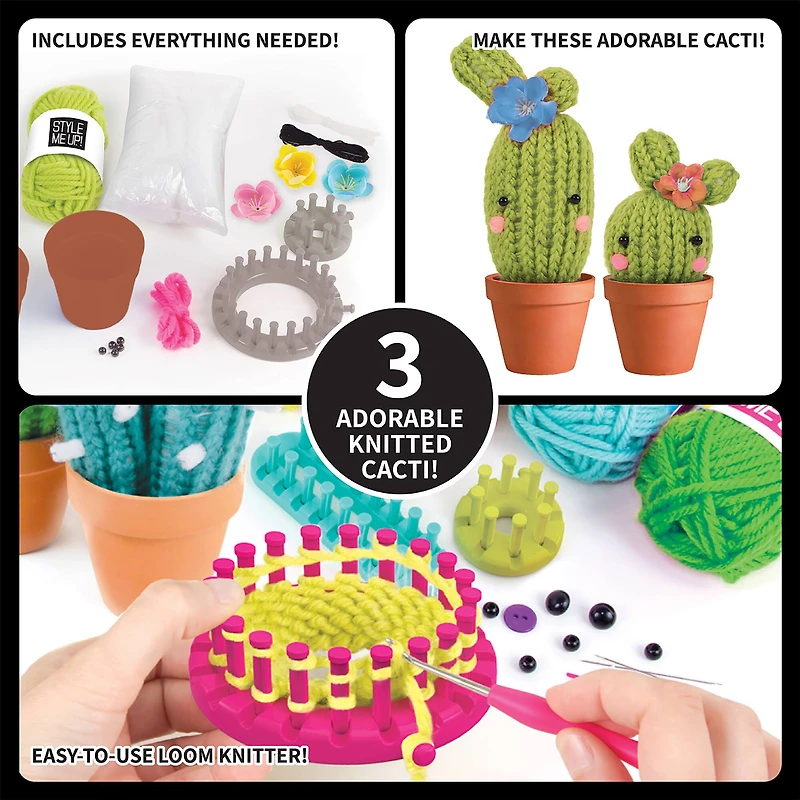 Style Me Up! Knit A Cactus Activity Kit