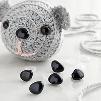 Craft Noses with Plastic Washers Loops & Threads®, 17mm