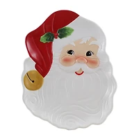 Mr. Christmas 14" Ceramic Santa Serving Platter