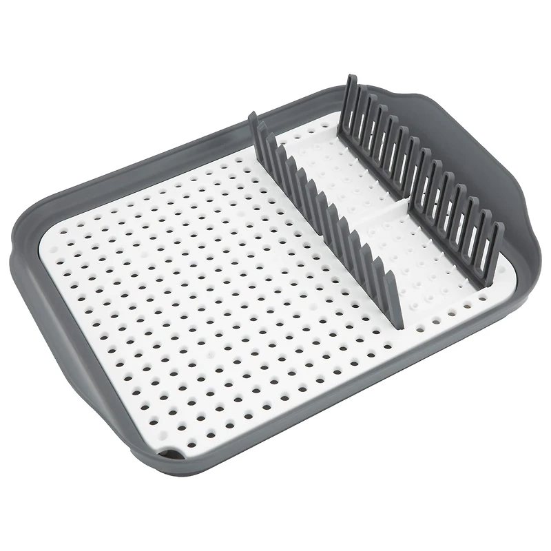 Kitchen Details 2-Tone Self Draining Dish Rack