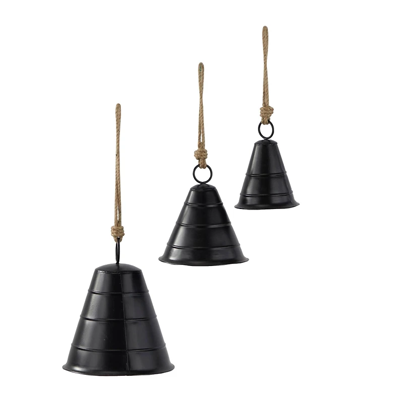 Metal Bohemian Decorative Cowbells Set