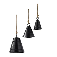 Metal Bohemian Decorative Cowbells Set