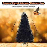 7.5ft. Unlit Black Artificial Christmas Tree