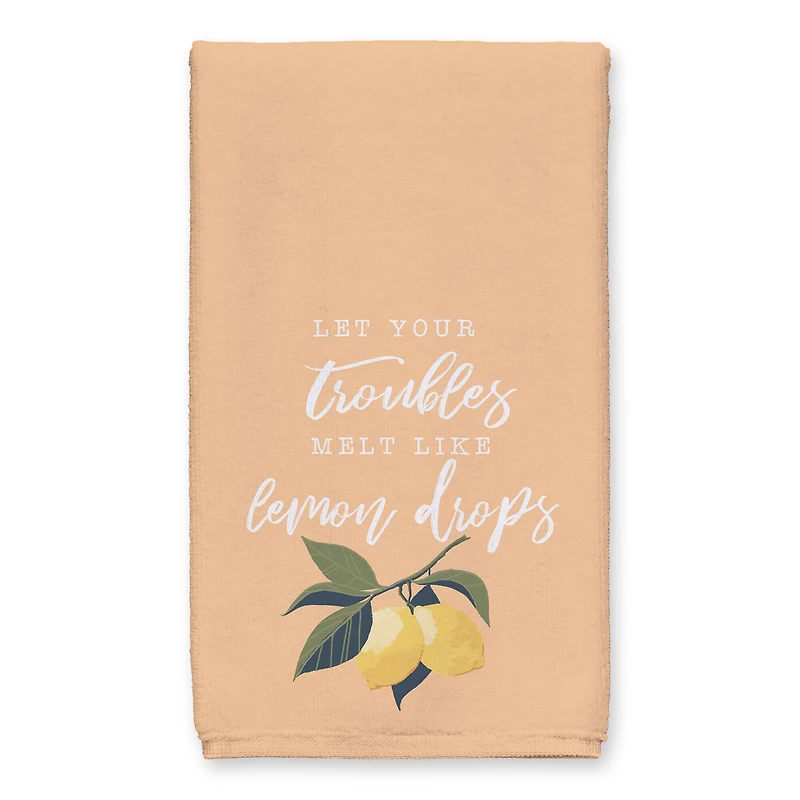 Lemon Drops Hand Towel Set