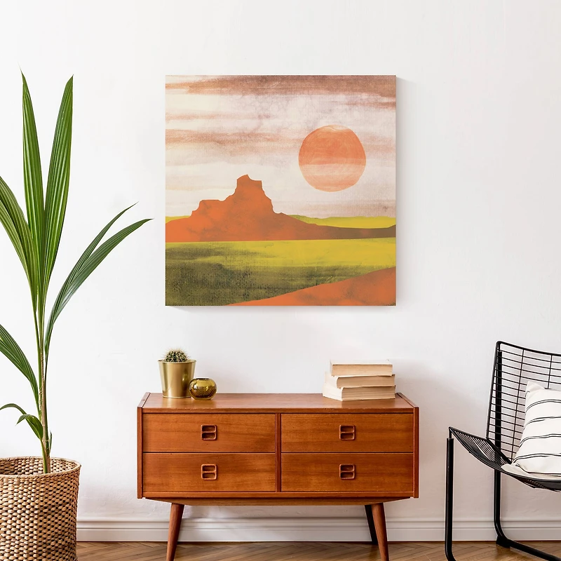 Boho Landscape I 24" x 24" Canvas Wall Art