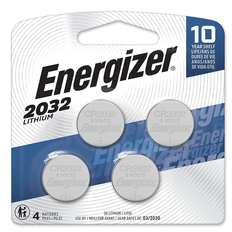 Energizer® 2032 3V Lithium Batteries, 4ct.
