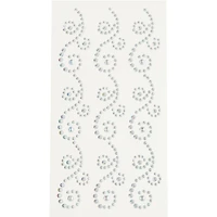 Clear Iridescent Flourishes Bling Stickers By Recollections™