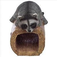 Design Toscano 9" Raider the Raccoon Gutter Guardian Downspout Statue