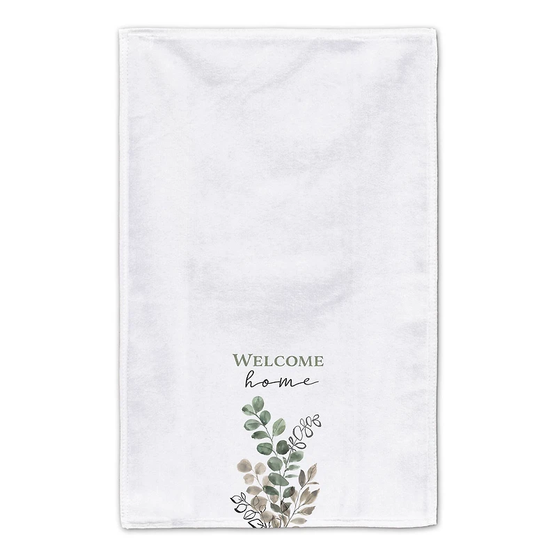 Sage Tan Leaves 16" x 25" Towel Set