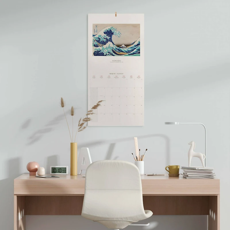 TF Publishing 2024 Japanese Art Bilingual Wall Calendar