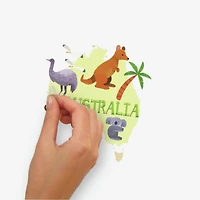 RoomMates Kids World Map Peel & Stick Giant Wall Decals