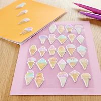 Ice Cream Cones Puffy Stickers by Recollections™
