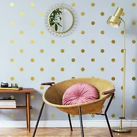 RoomMates Gold Confetti Dots Peel & Stick Wall Decals