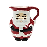 50.75oz. Santa with Glasses Ceramic Pitcher by Ashland®