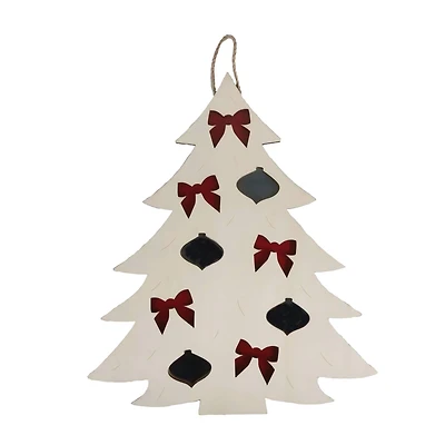 16" Christmas Tree DIY Wood & Acrylic Wall Plaque by Make Market®