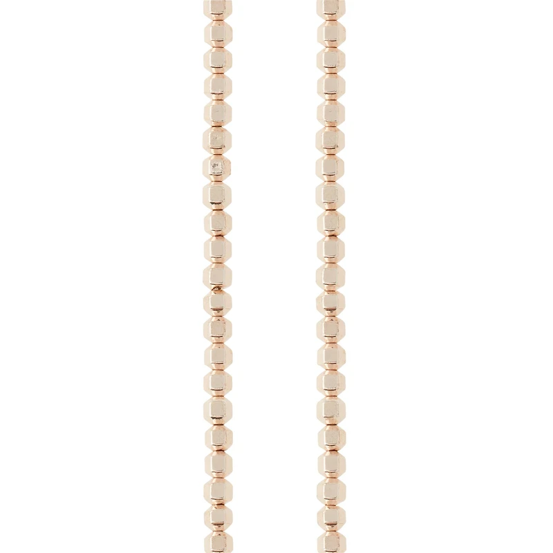 12 Pack: Rose Gold Hematite Bicone Beads, 4mm by Bead Landing™