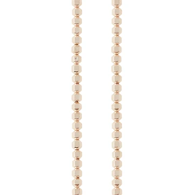 12 Pack: Rose Gold Hematite Bicone Beads, 4mm by Bead Landing™