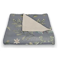 Butterfly Pattern Coral Fleece Blanket
