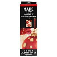 8" x 10" Ornaments Diamond Art Kit with Frame by Make Market®